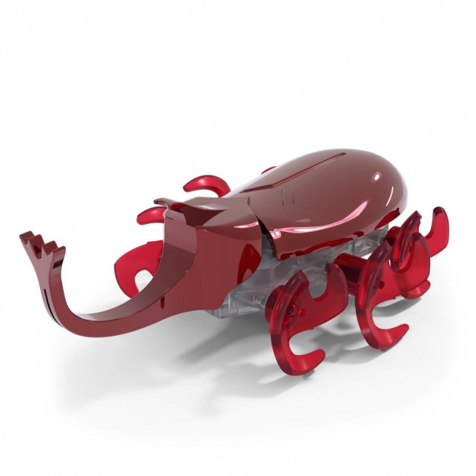 Hex Bots lezoucí Rhino Beetle červený