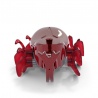 Hex Bots lezoucí Rhino Beetle červený