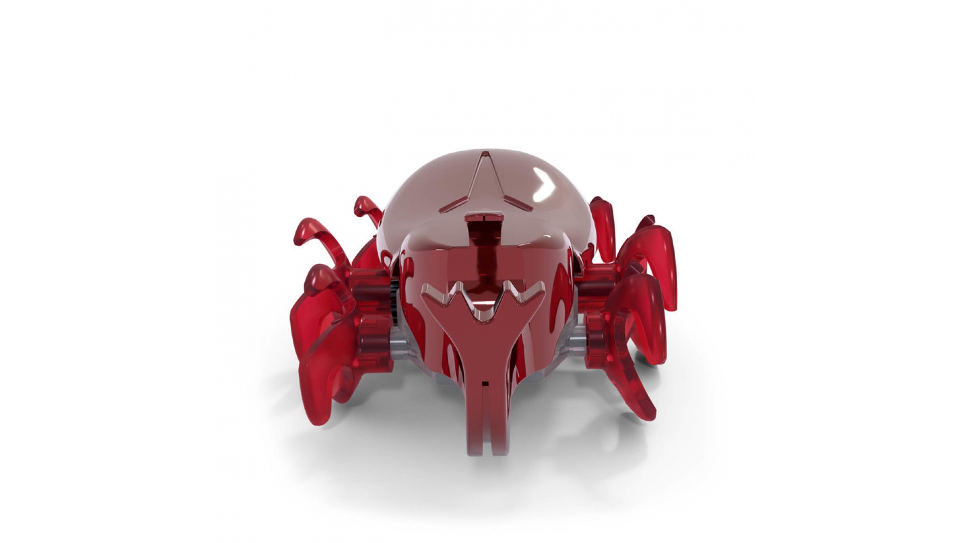 Hex Bots lezúci Rhino Beetle červený