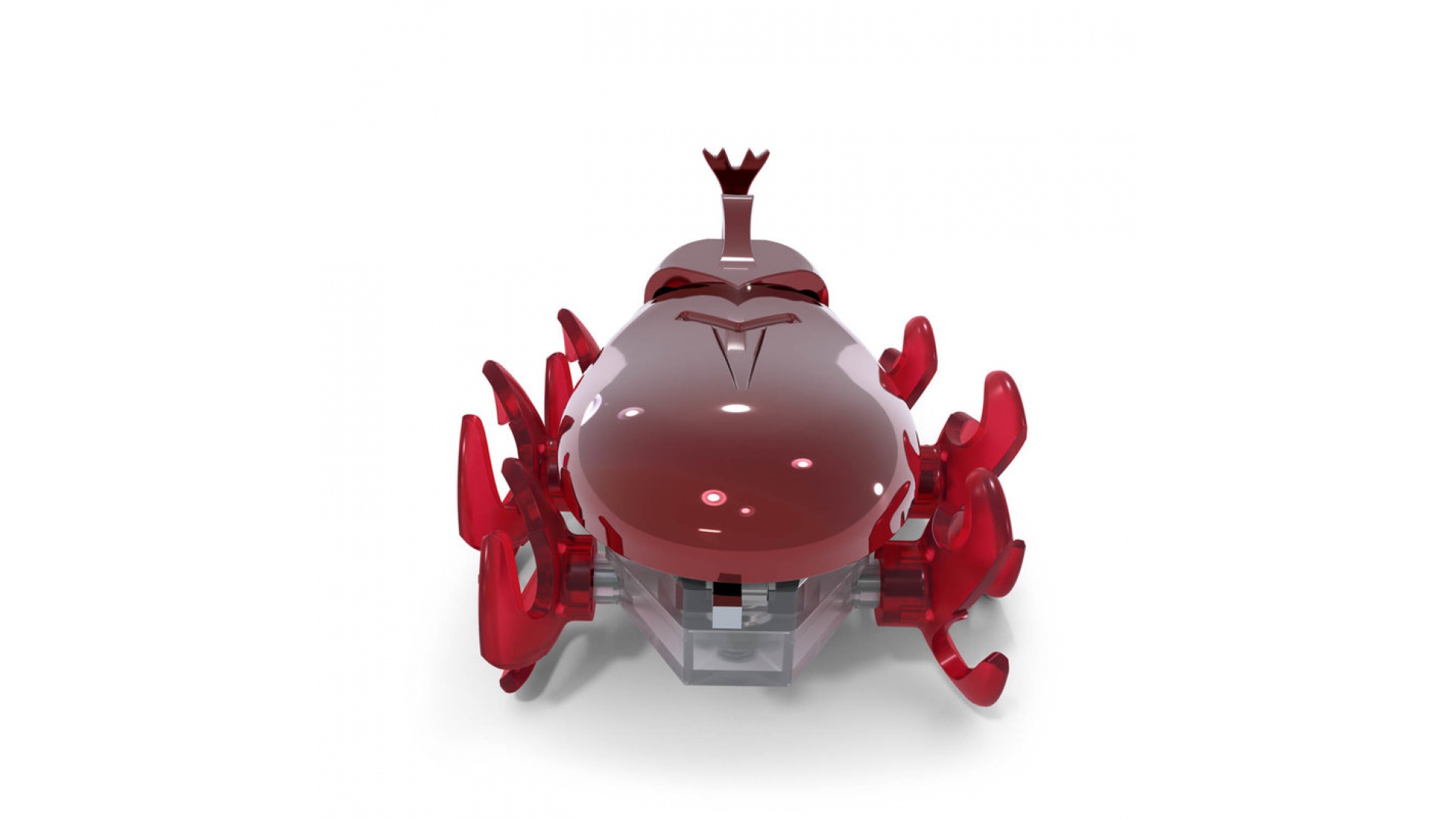 Hex Bots lezúci Rhino Beetle červený