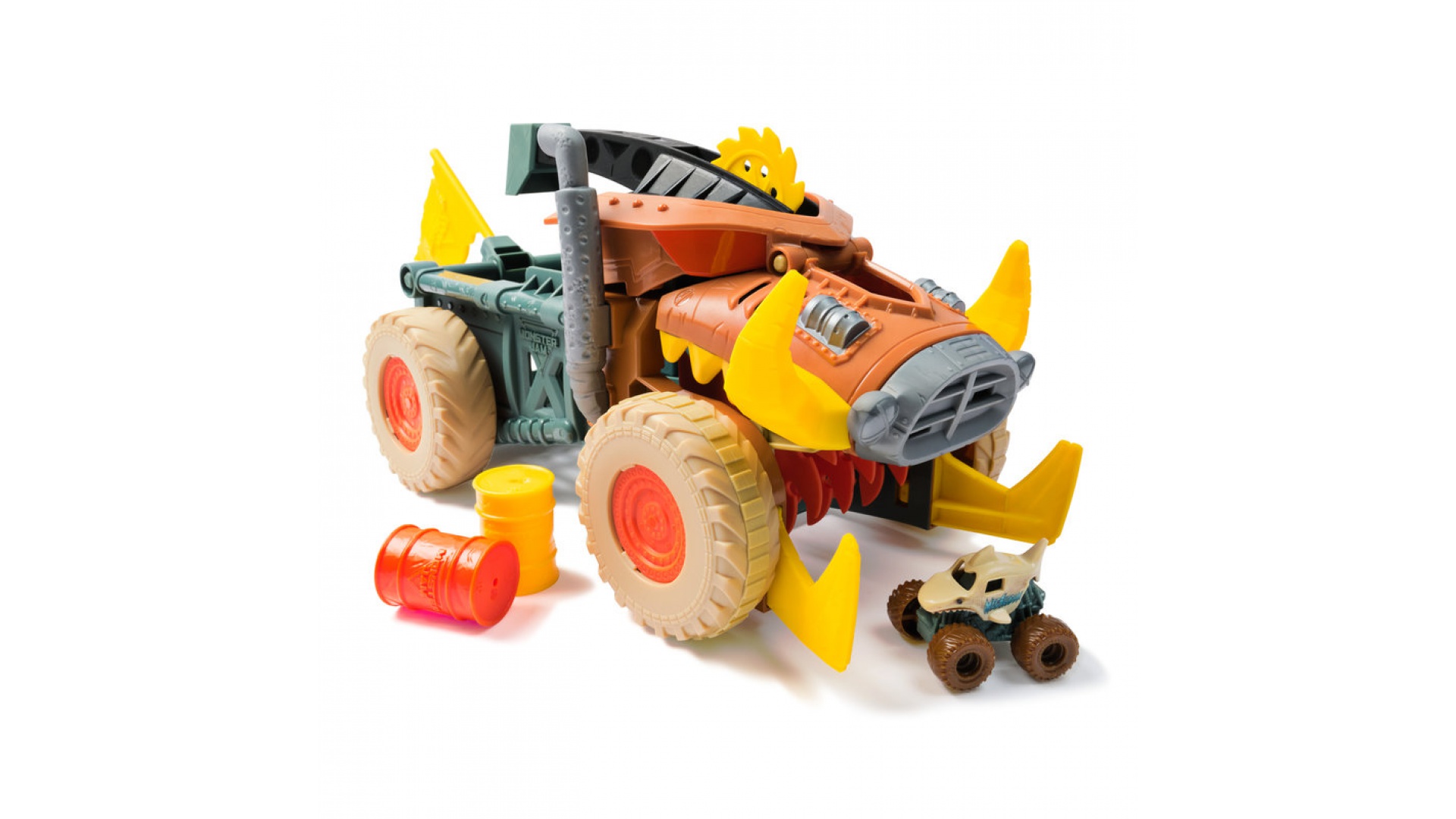 Monster Jam Megalodon Mad Hog Chomper sada s veľkým a malým autom