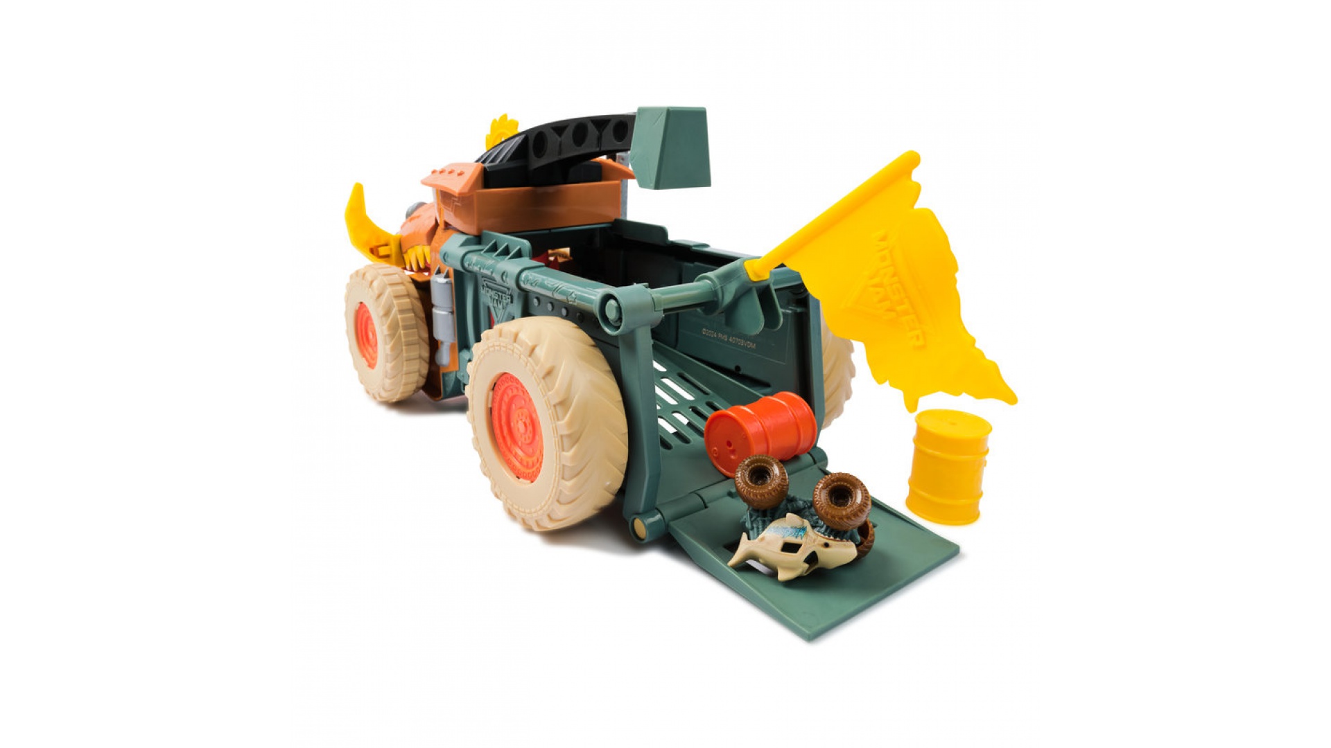Monster Jam Megalodon Mad Hog Chomper sada s veľkým a malým autom