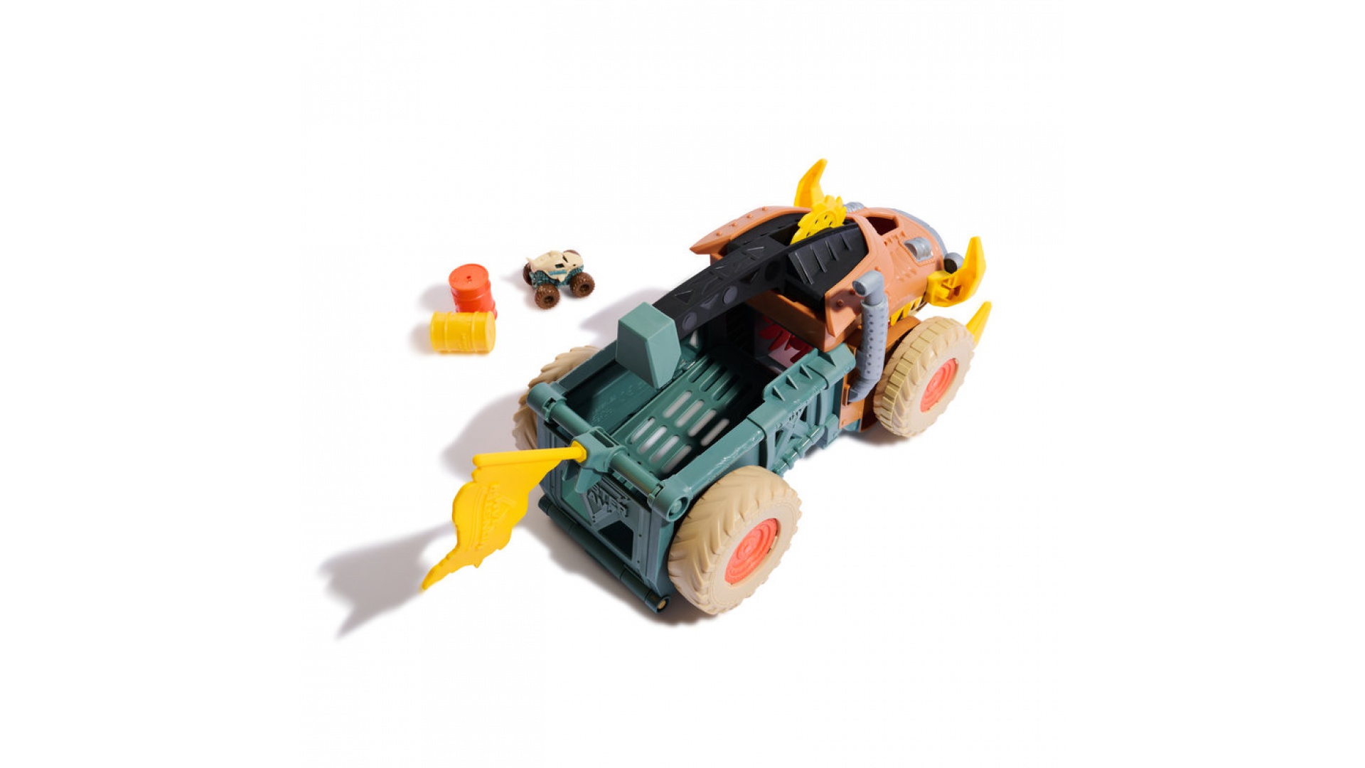 Monster Jam Megalodon Mad Hog Chomper sada s veľkým a malým autom