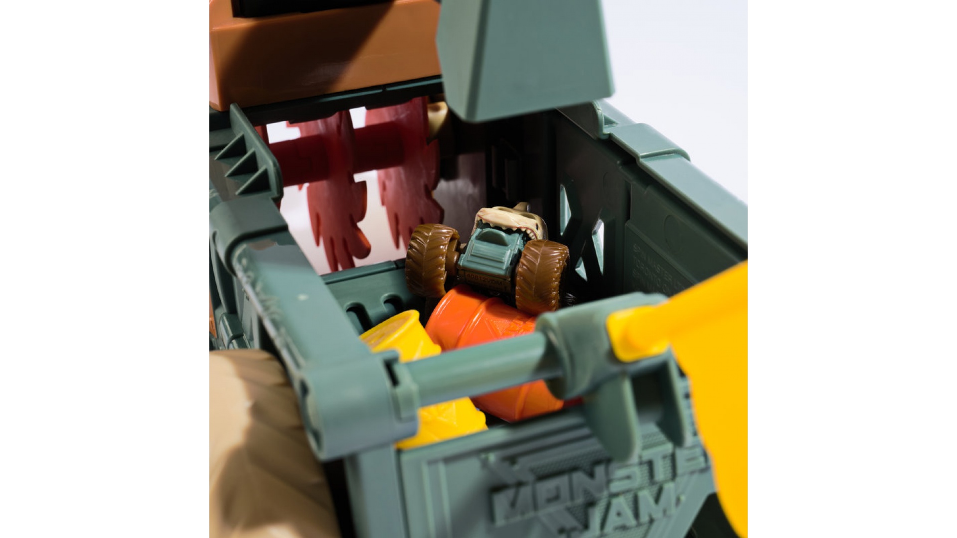 Monster Jam Megalodon Mad Hog Chomper sada s veľkým a malým autom
