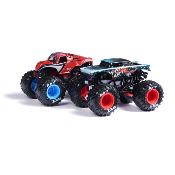 Monster Jam Spider-Man vs Venom sada 2 Monster Trucků 1:64