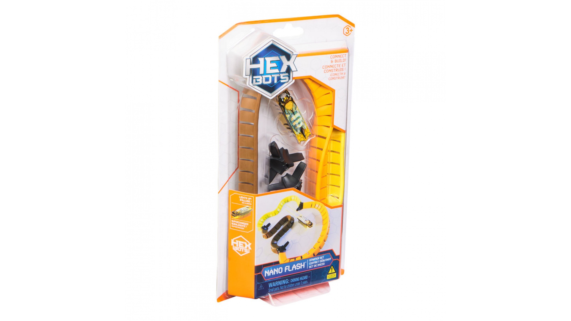 Levně Hex Bots Nano Starter miniaturní robotický brouk a jeho hřiště žlutý