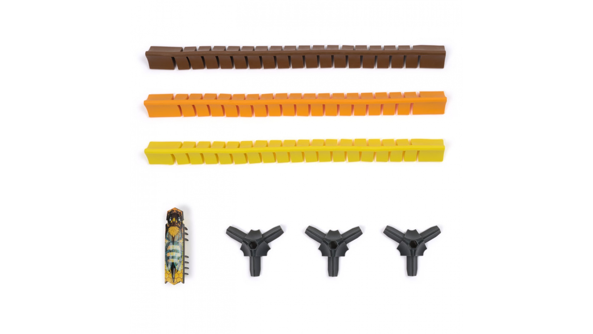 Hex Bots Nano Starter miniatúrny robotický chrobák a jeho ihrisko žltý