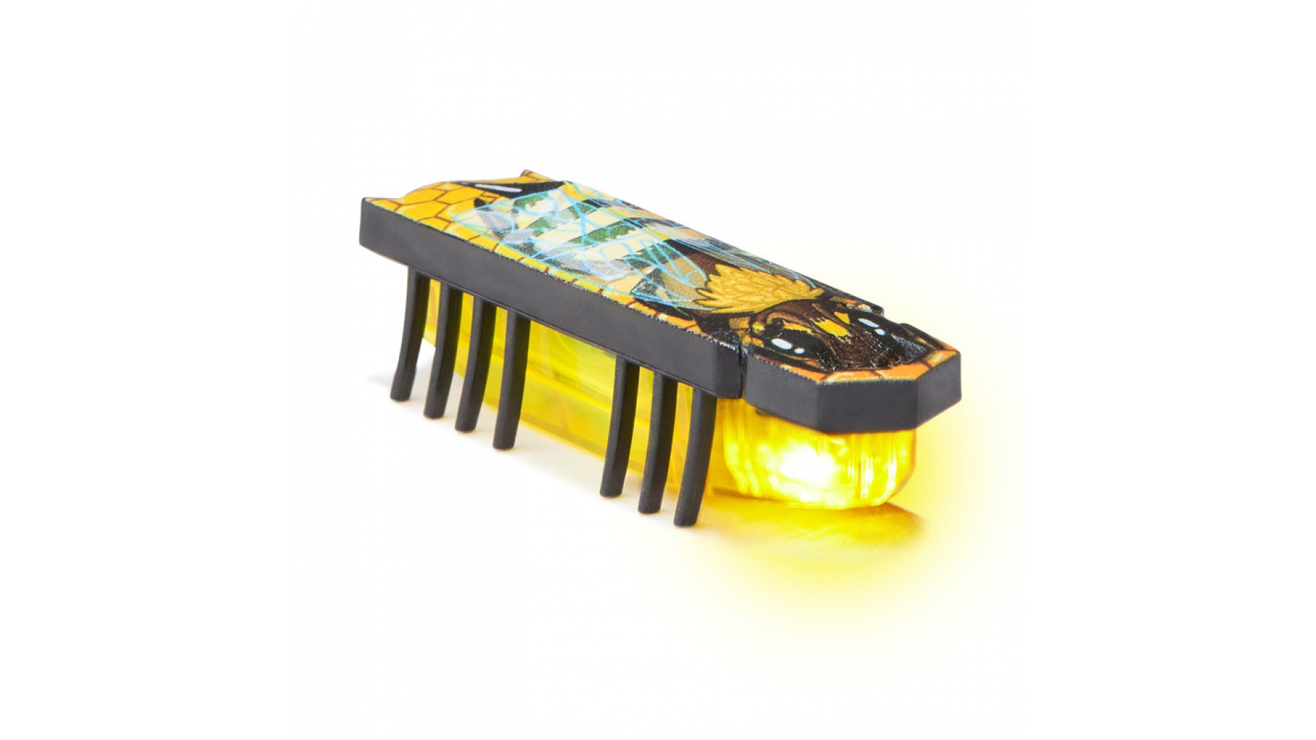 Hex Bots Nano Starter miniatúrny robotický chrobák a jeho ihrisko žltý