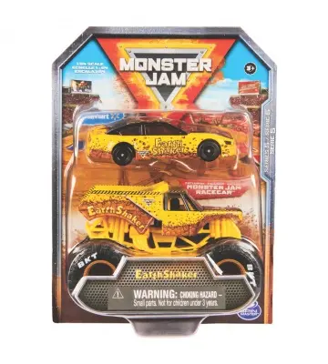 Monster Jam Earth Shaker αγωνιστικό αυτοκίνητο και Monster Truck 1:64
