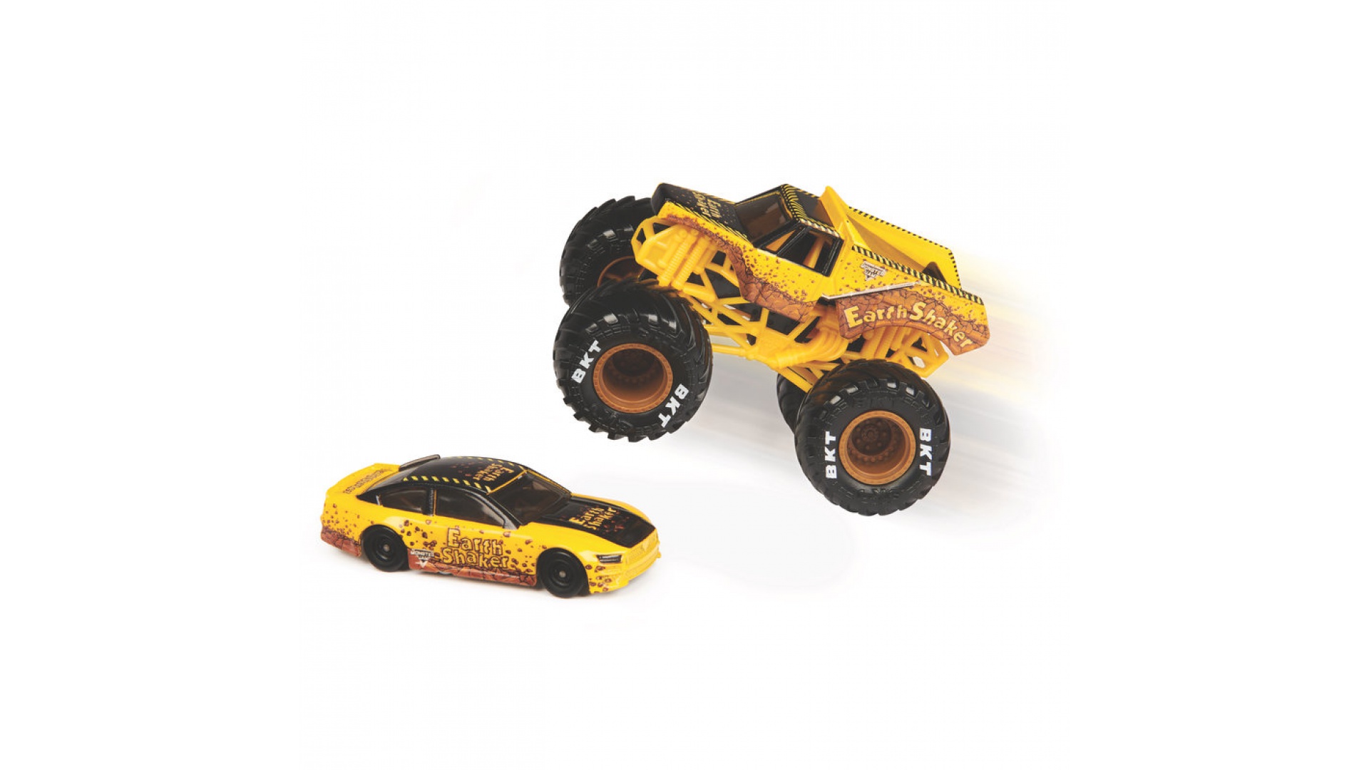 Monster Jam Earth Shaker pretekárske auto a Monster Truck 1:64
