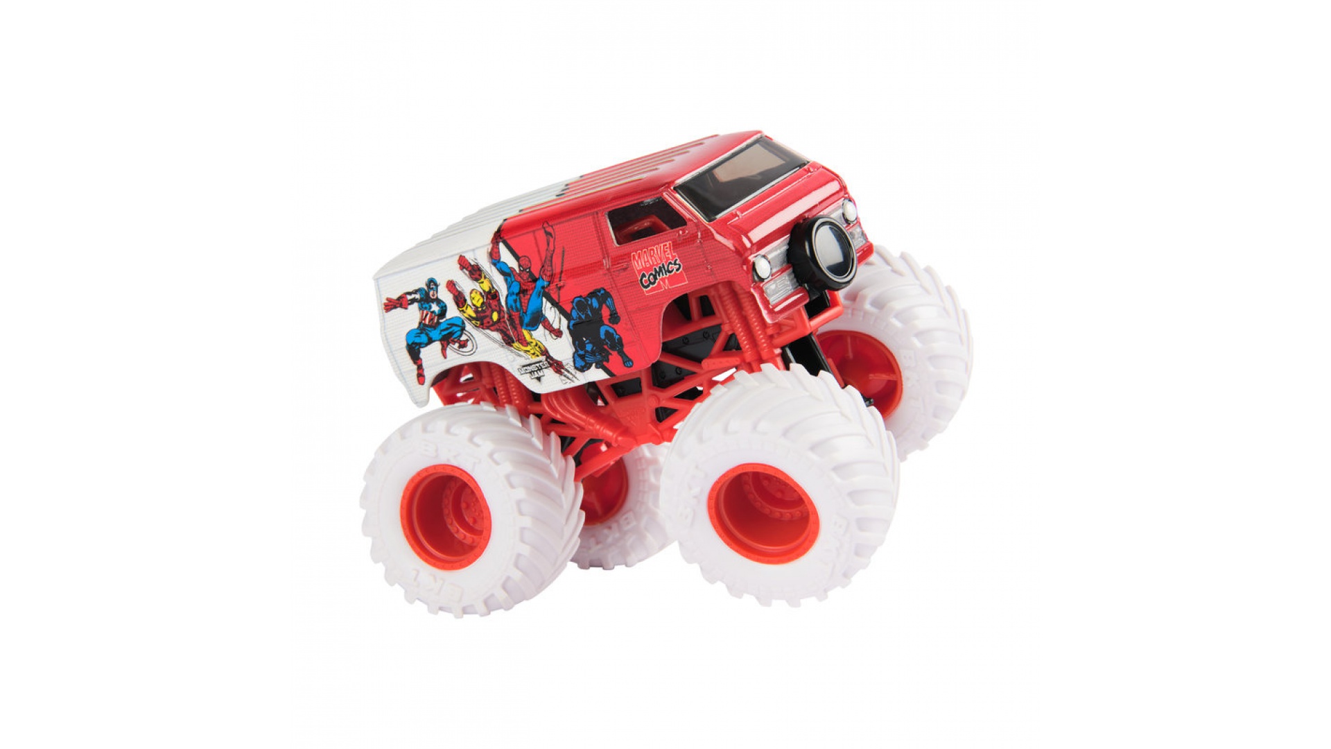 Monster Jam multibalenie kovových Monster Truckov superhrdinovia Marvel 1:64