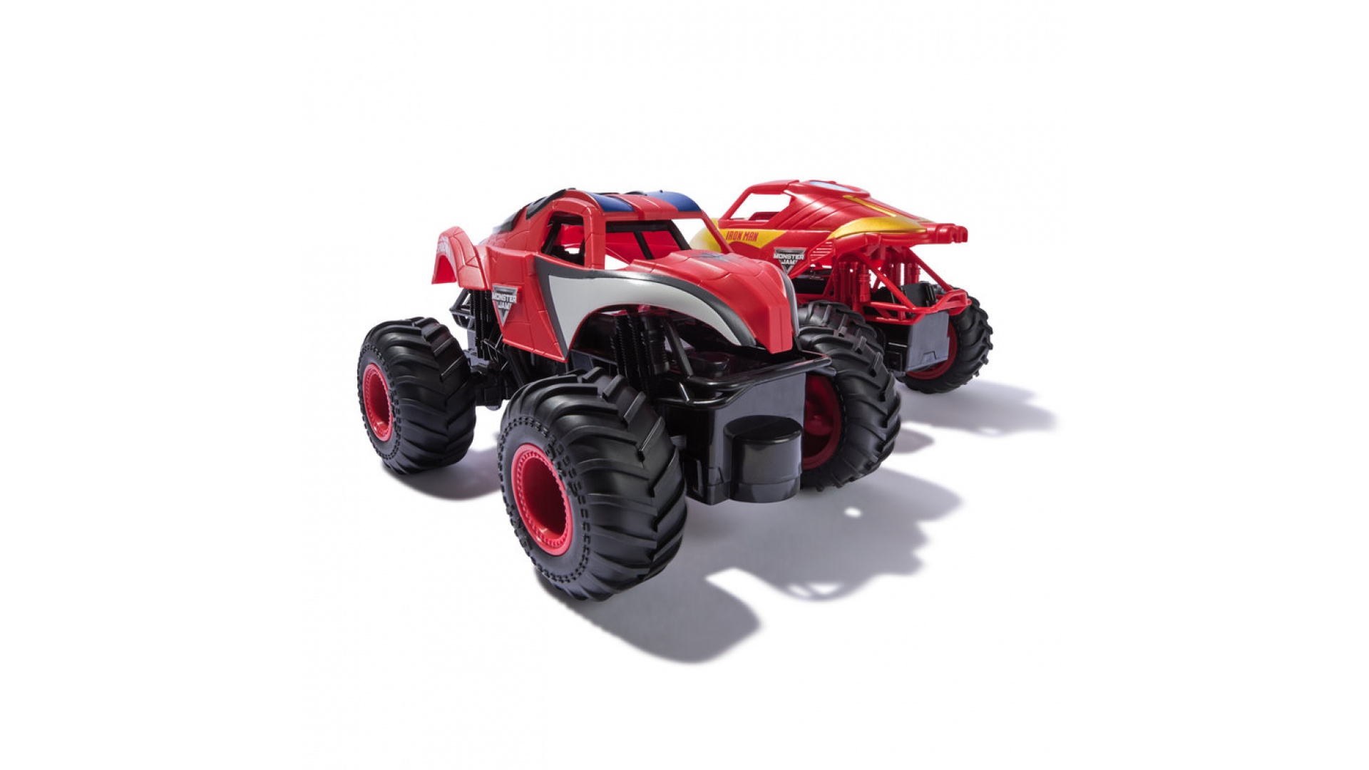 Monster Jam Spider-Man a Iron Man sada RC Monster Truckov 1:24