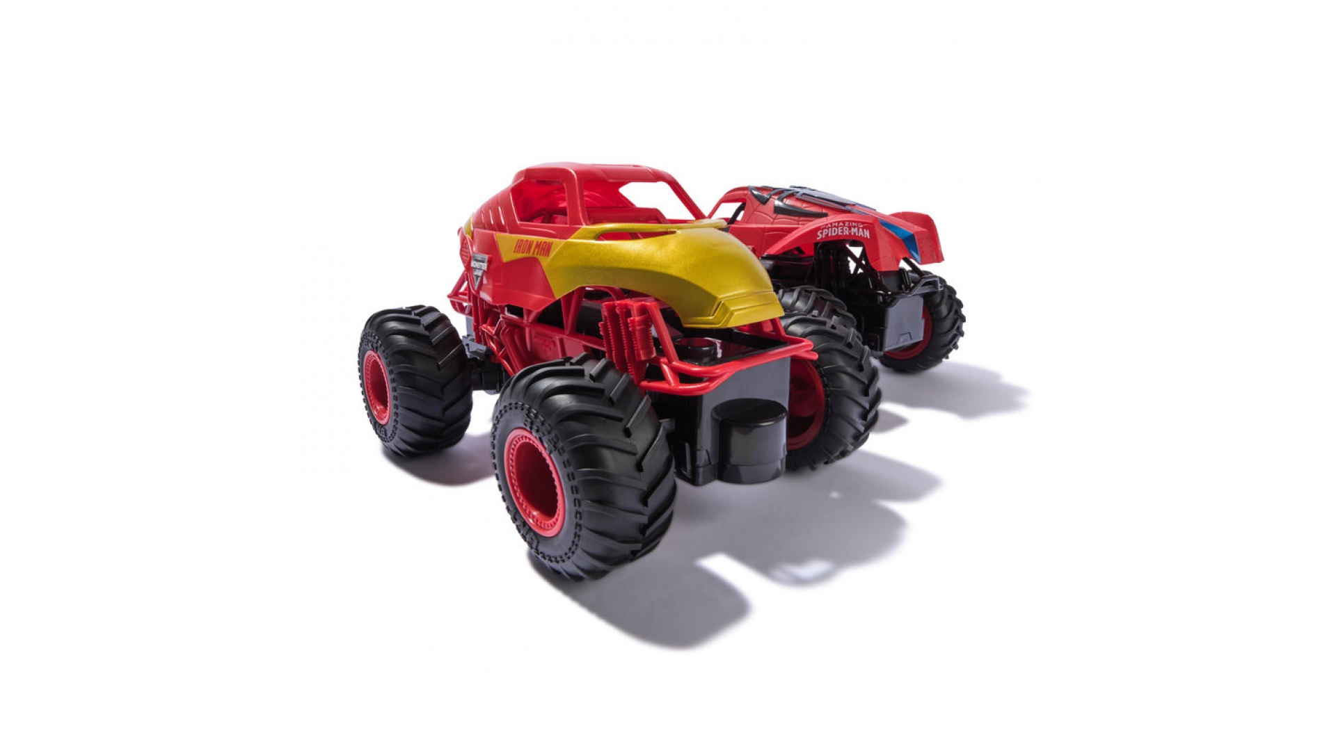 Monster Jam Spider-Man a Iron Man sada RC Monster Truckov 1:24
