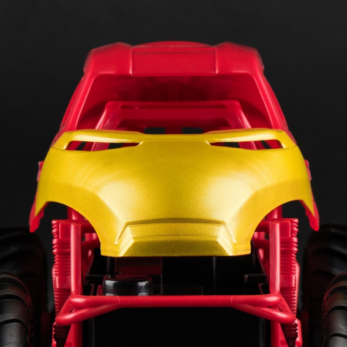 Monster Jam Spider-Man a Iron Man sada RC Monster Trucků 1:24
