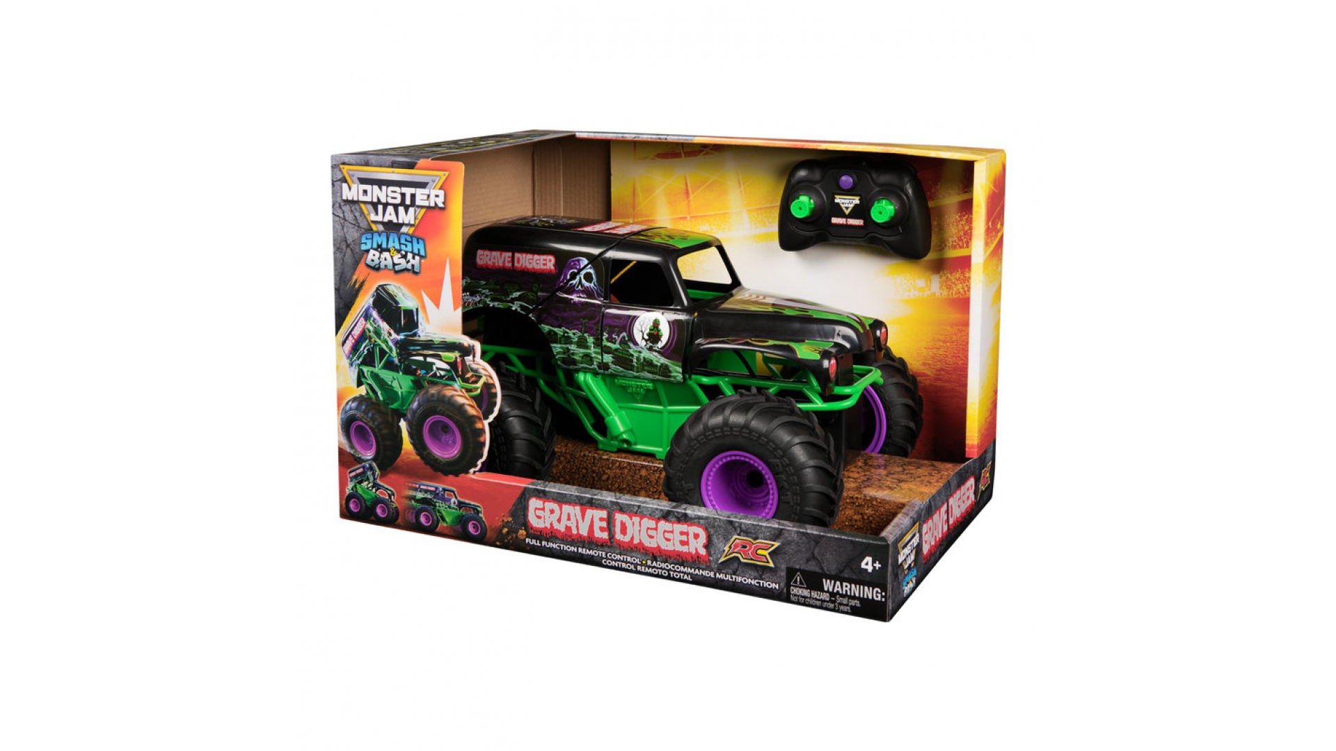Monster Jam Grave Digger RC opraviteľný Monster Truck 1:15
