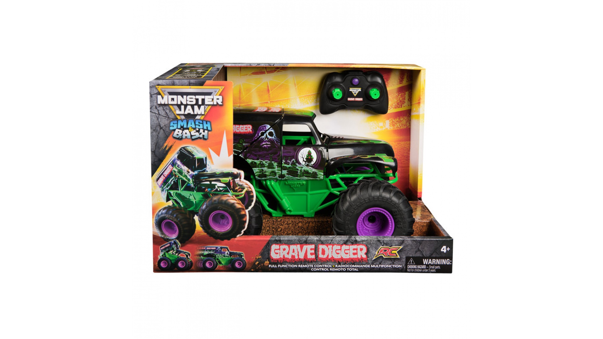 Monster Jam Grave Digger RC opraviteľný Monster Truck 1:15