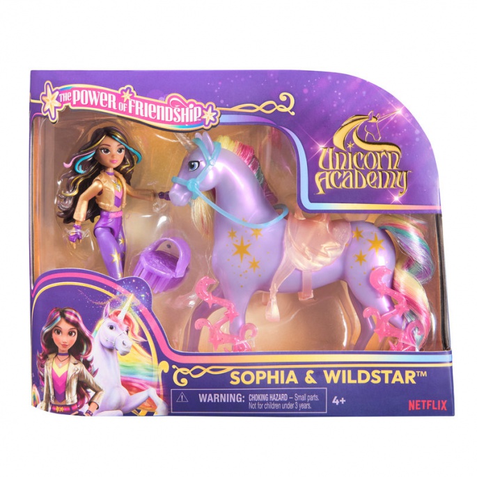 Jednorožčí akademie síla přátelství figurky Sophia a Polárka 11 cm