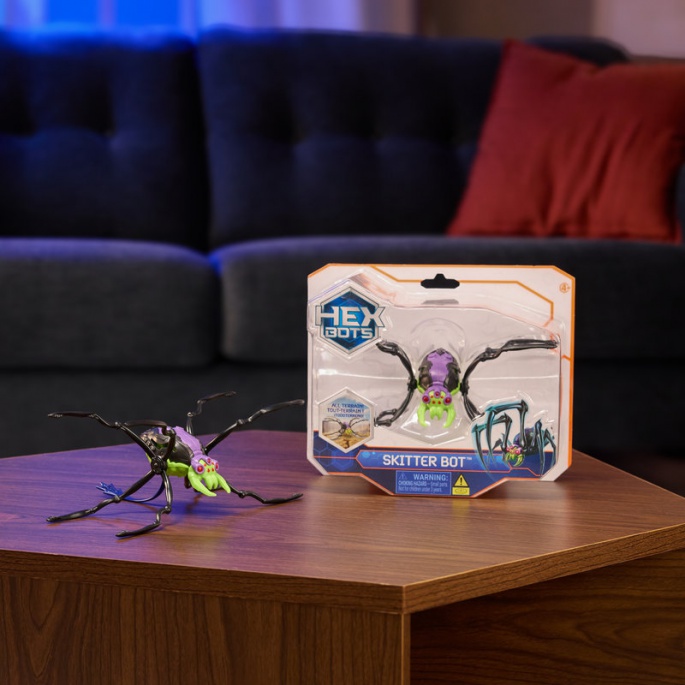 Hex Bots Skitter Bot lezoucí pavouk zelený