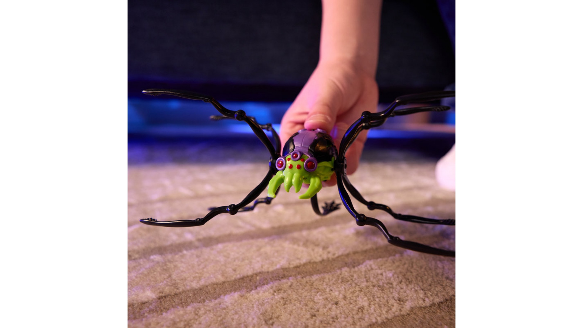 Hex Bots Skitter Bot lezúci pavúk zelený