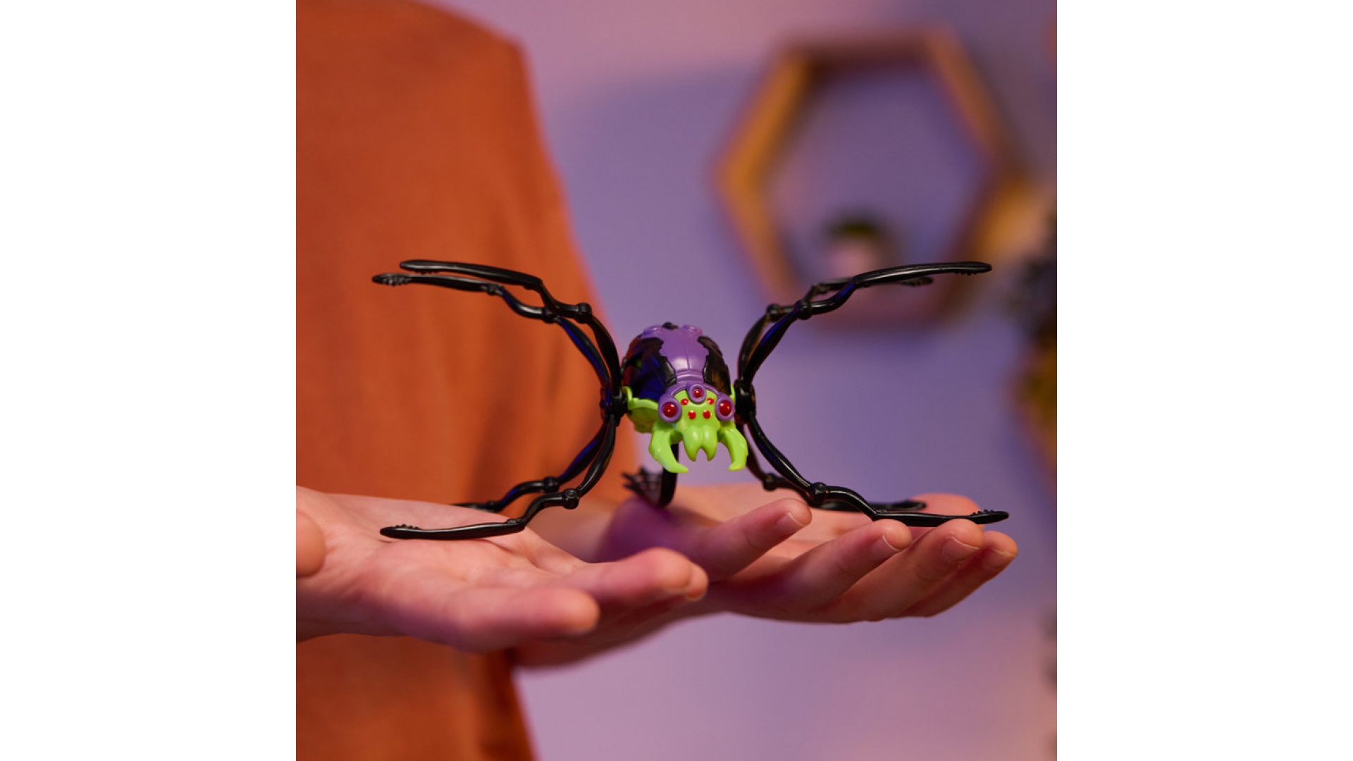 Hex Bots Skitter Bot lezúci pavúk zelený