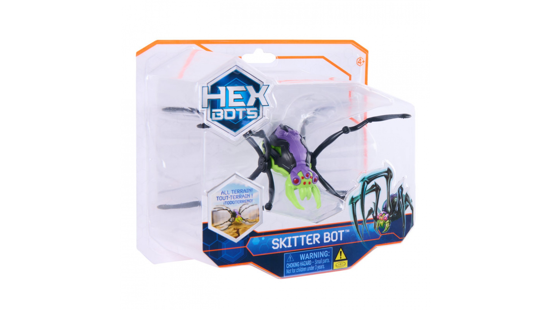 Hex Bots Skitter Bot lezúci pavúk zelený