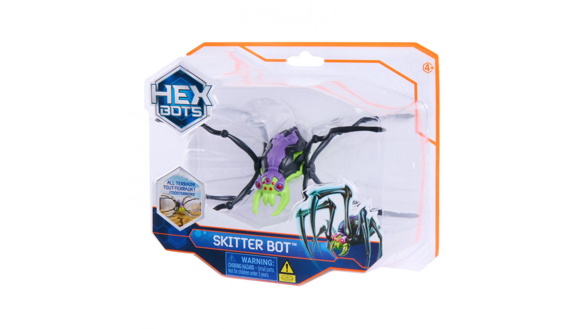 Hex Bots Skitter Bot lezúci pavúk zelený