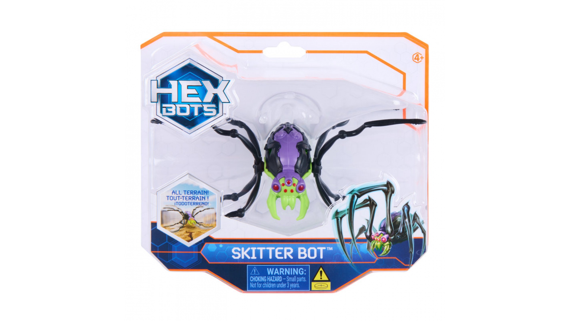 Levně Hex Bots Skitter Bot lezoucí pavouk zelený