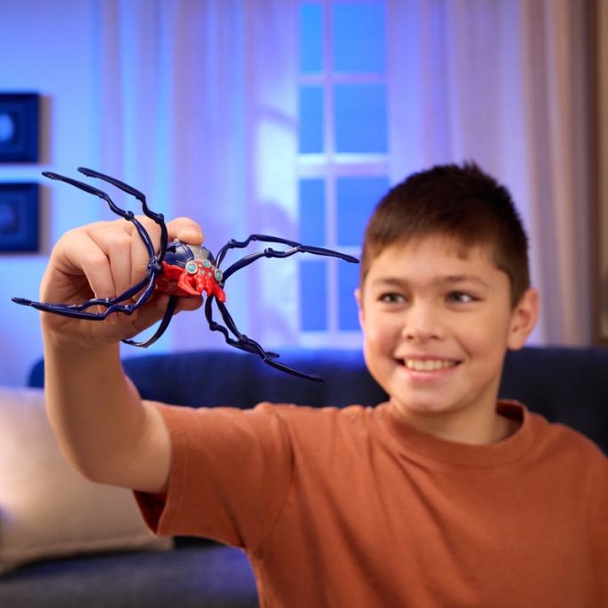 Hex Bots Skitter Bot lezoucí pavouk červený