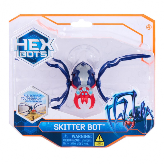 Hex Bots Skitter Bot lezoucí pavouk červený