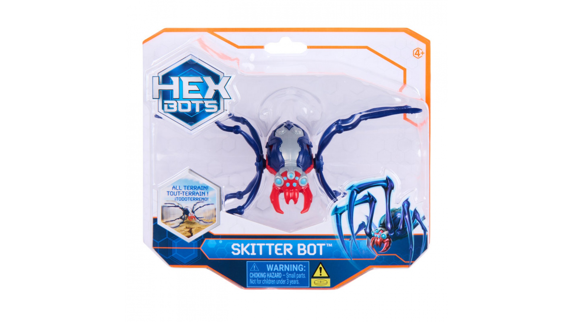 Levně Hex Bots Skitter Bot lezoucí pavouk červený