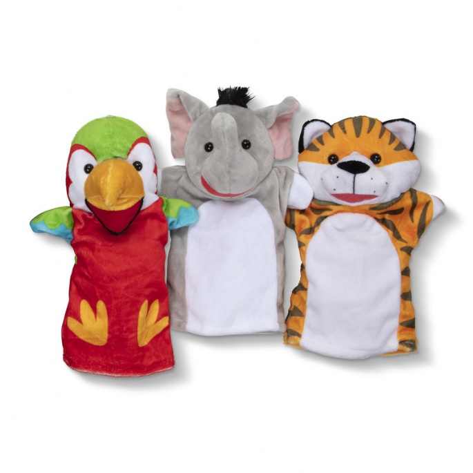 Melissa & Doug safari maňásci na ruku