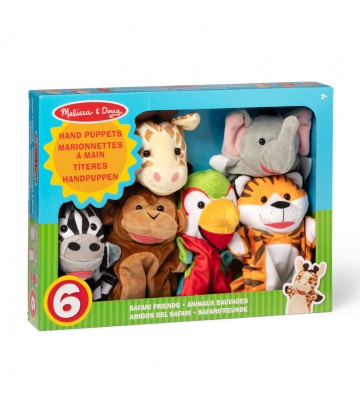 Melissa & Doug safari maňásci na ruku