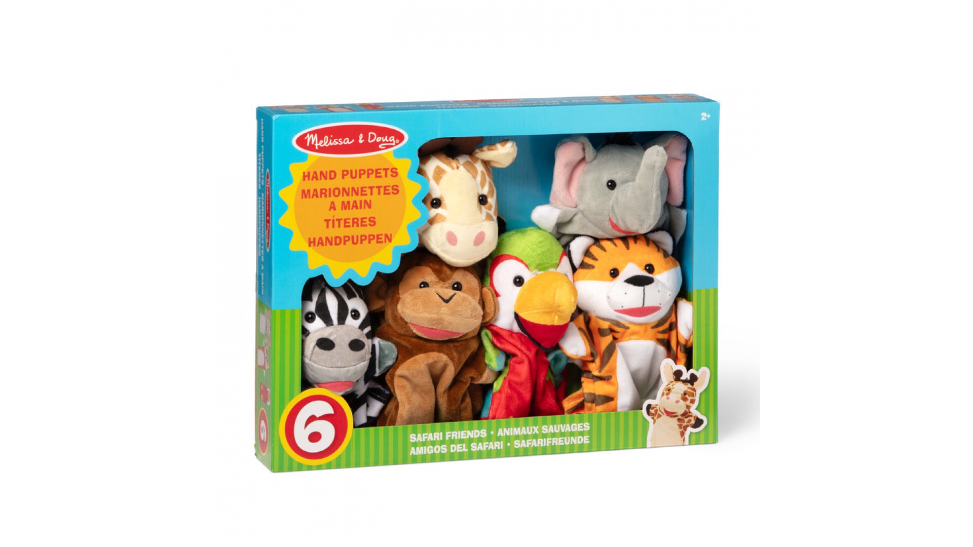 Levně Melissa & Doug safari maňásci na ruku