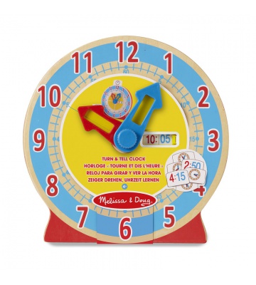 Melissa & Doug dřevěné výukové hodiny