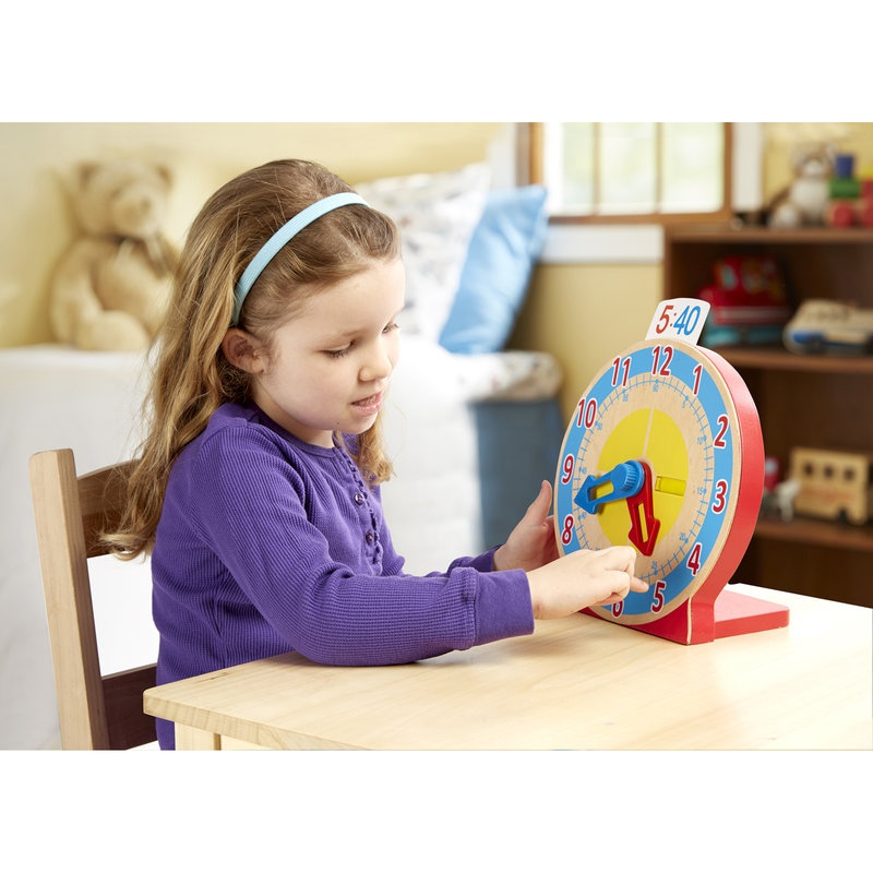 Melissa & Doug dřevěné výukové hodiny