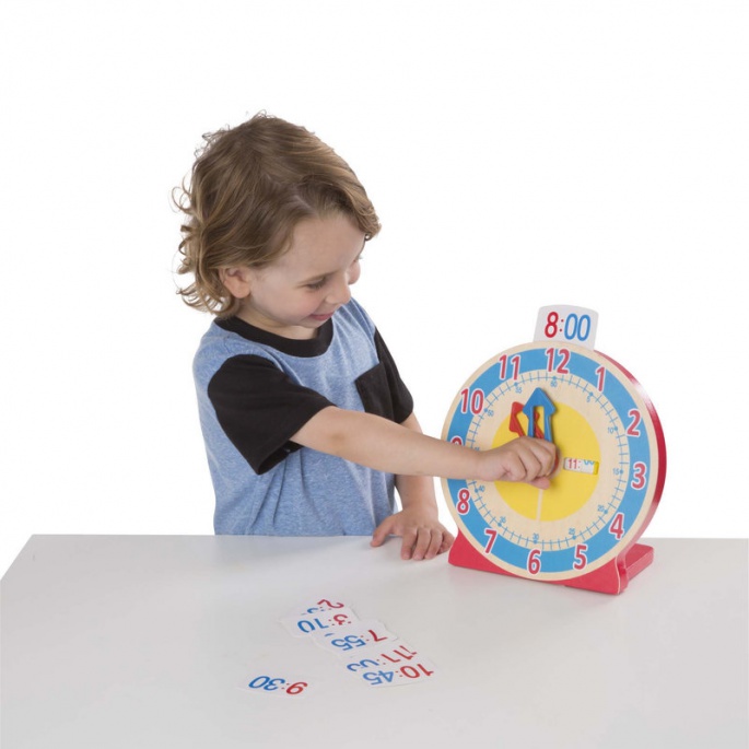 Melissa & Doug dřevěné výukové hodiny
