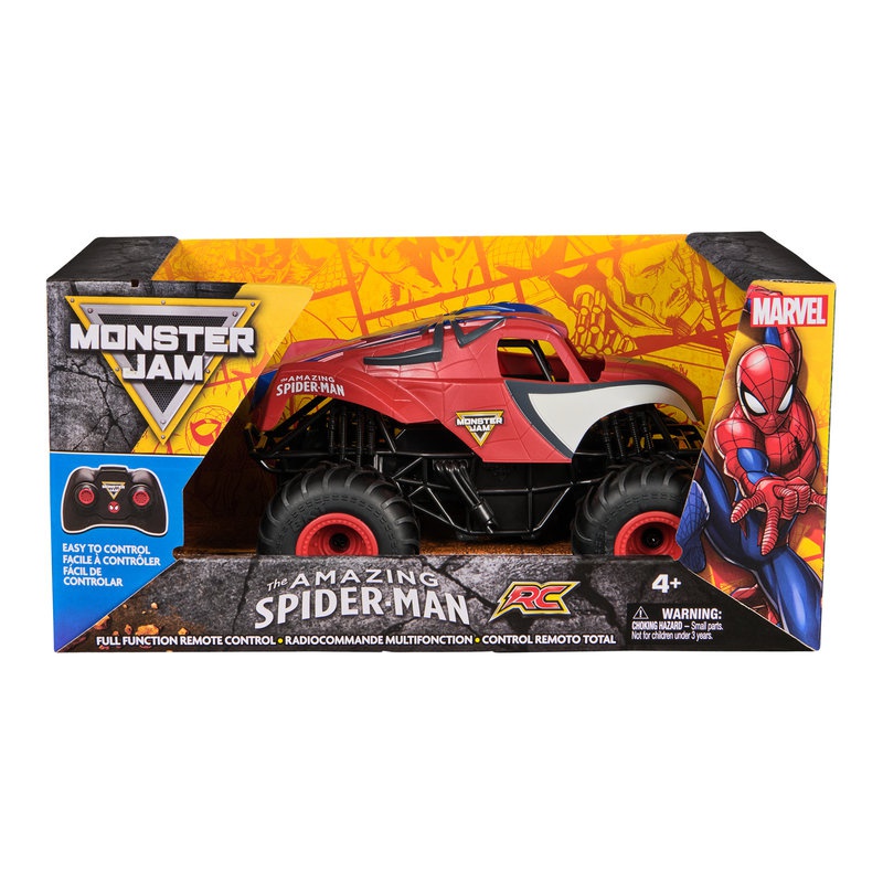 Monster Jam Spider-Man RC Monster Truck 1:24
