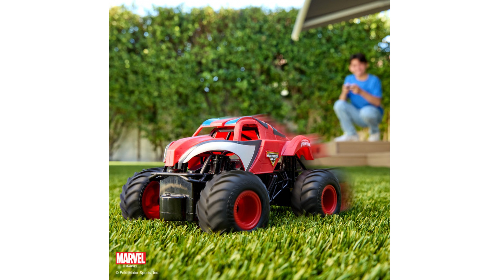 Monster Jam Spider-Man RC Monster Truck 1:24