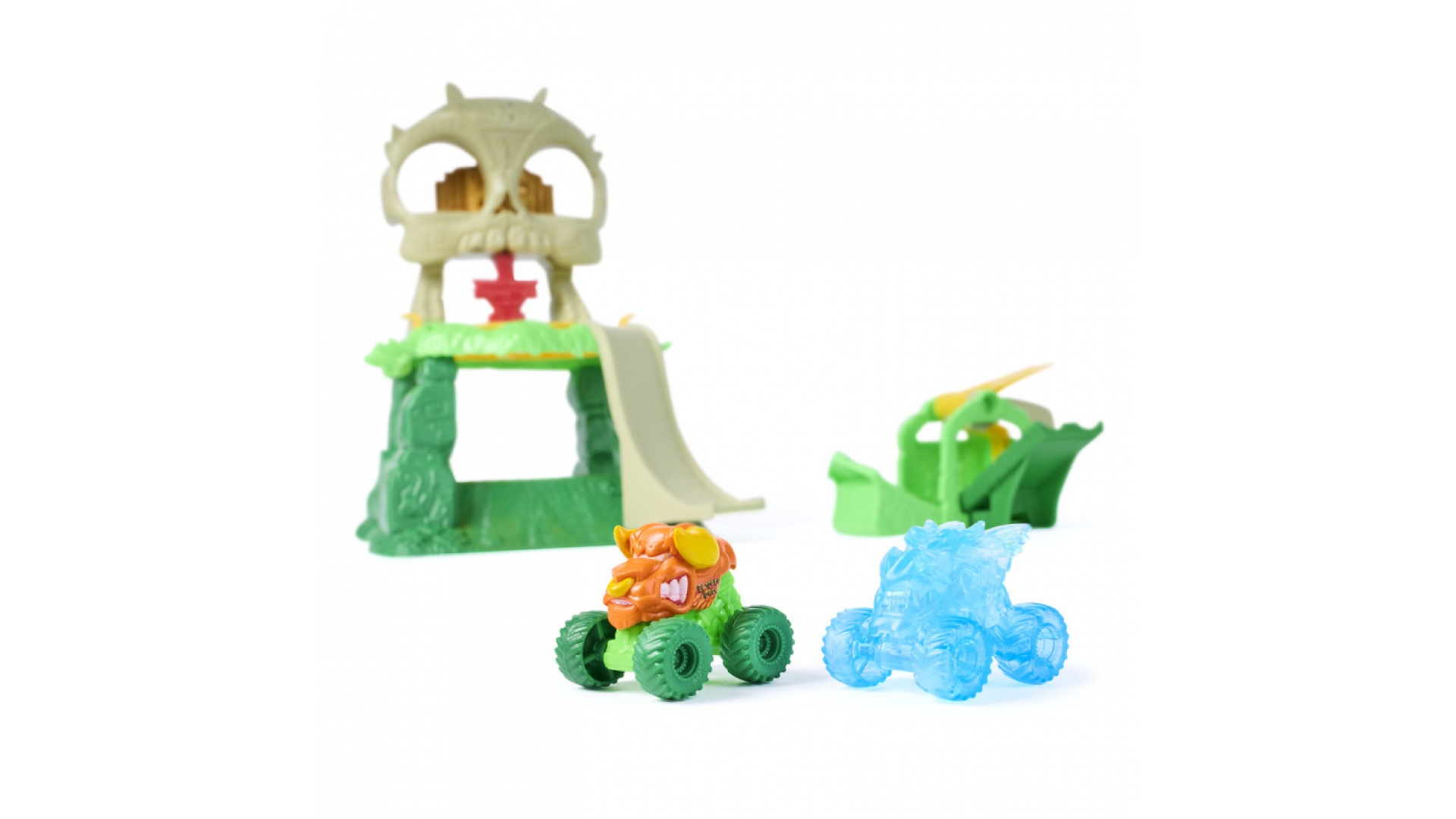 Monster Jam sada s lebkou strieľajúca mini autá