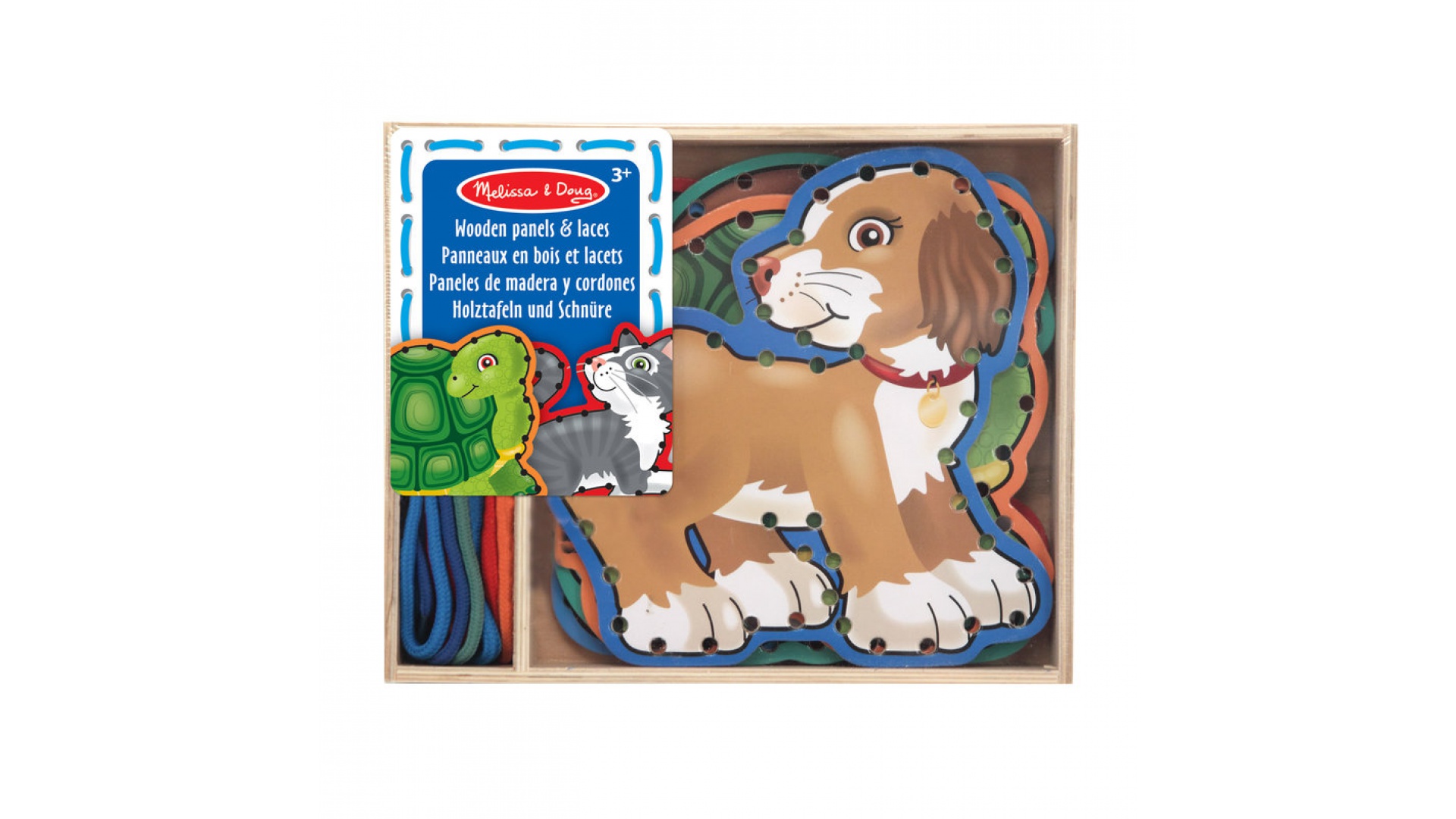 Levně Melissa & Doug provlékací obrázky zvířátka