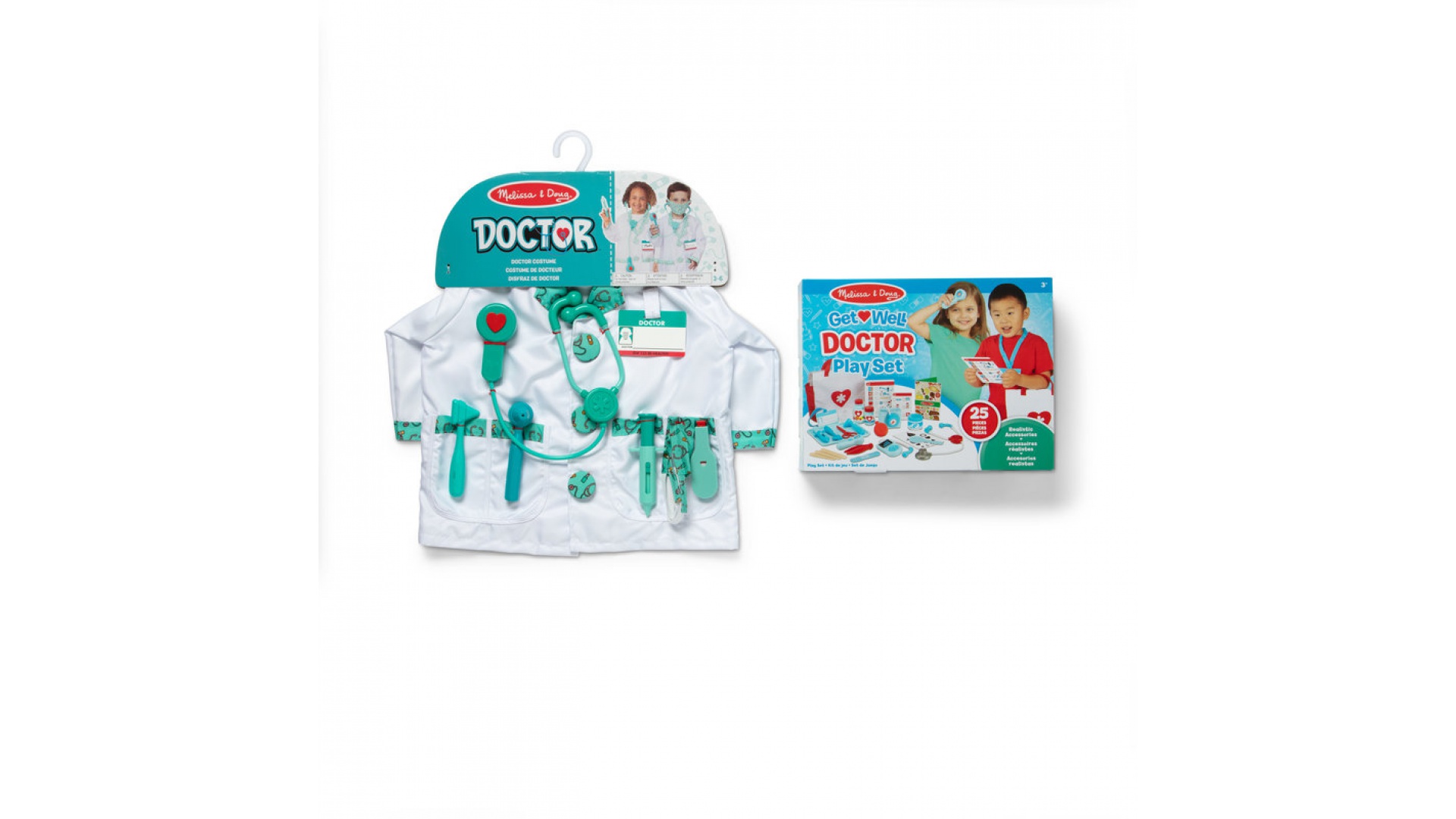 Melissa & Doug detský kostým doktora s doplnkami