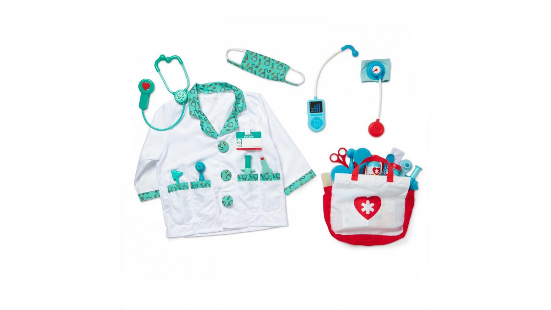Melissa & Doug detský kostým doktora s doplnkami