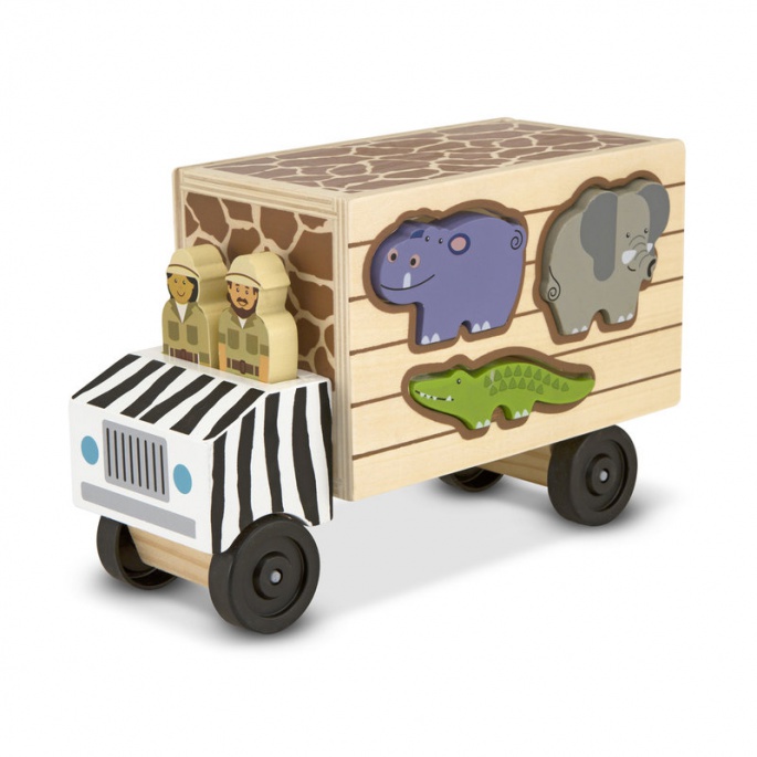 Melissa & Doug safari zvířecí záchranný vůz