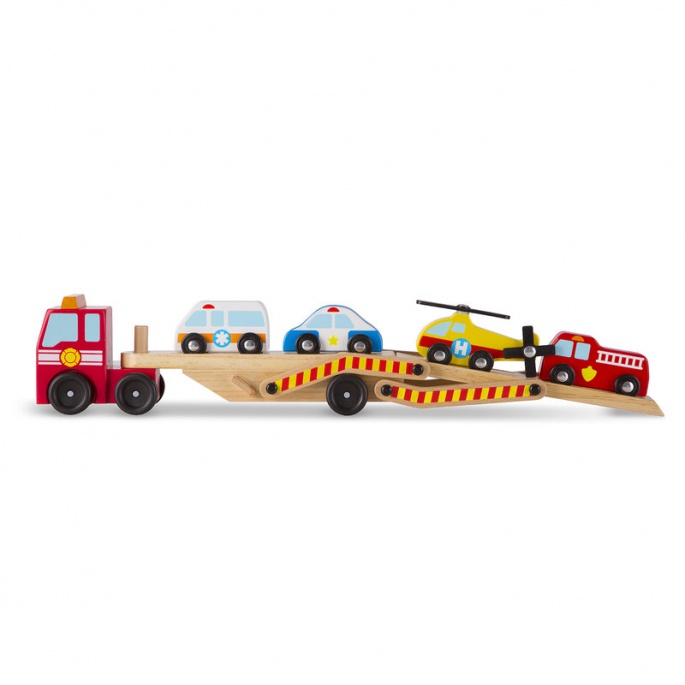 Melissa & Doug transportér záchranářských vozidel