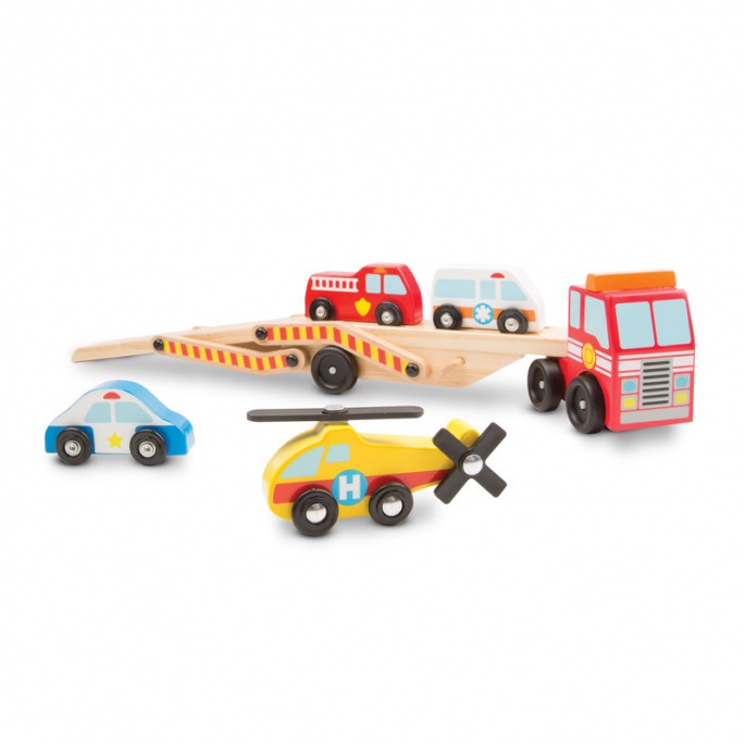 Melissa & Doug transportér záchranářských vozidel