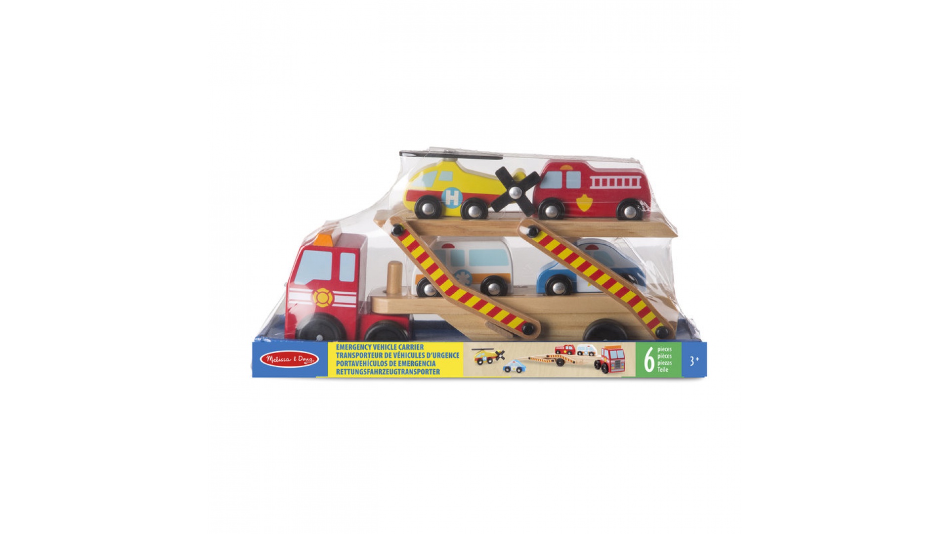 Levně Melissa & Doug transportér záchranářských vozidel