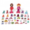 Melissa & Doug Abby & Emma dřevěné magnetické oblékání pro panenky