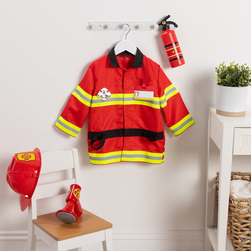 Melissa & Doug dětský kostým hasiče s doplňky