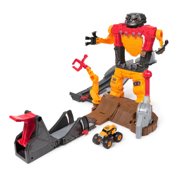 Monster Jam SmashBot herní set s Monster Truckem 1:64