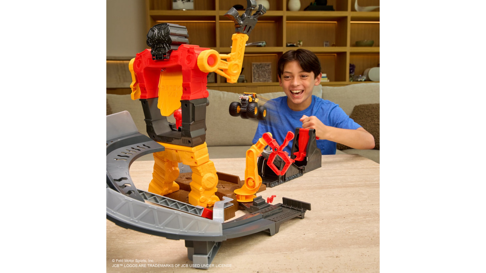 Monster Jam SmashBot herný set s Monster Truckom 1:64